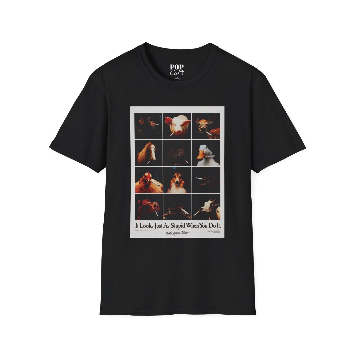 It Looks Just As Stupid Anti-Smoking Ad Shirt