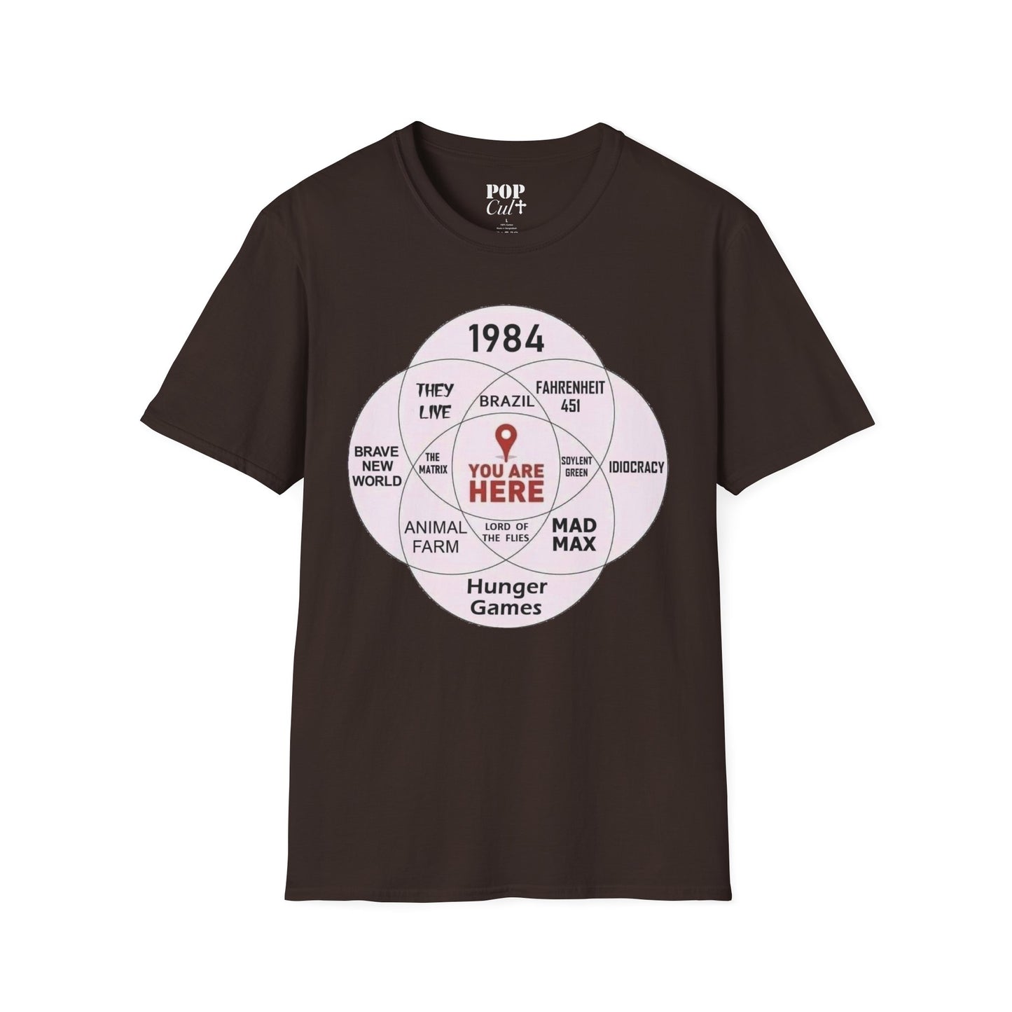 You Are Here Venn Diagram Shirt