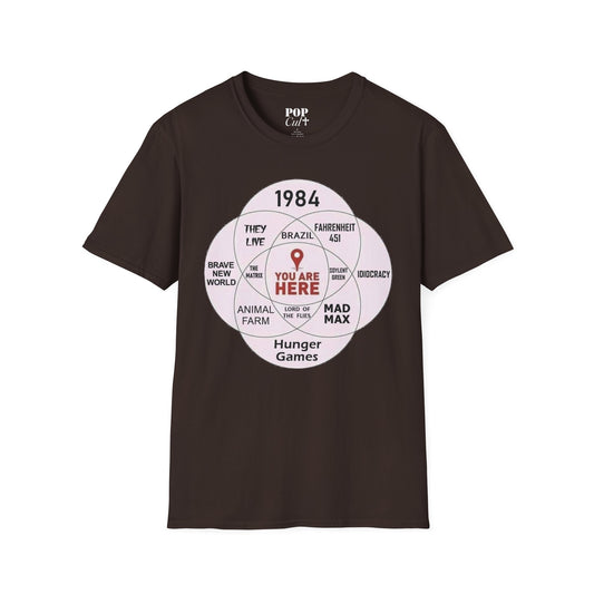 You Are Here Venn Diagram Shirt